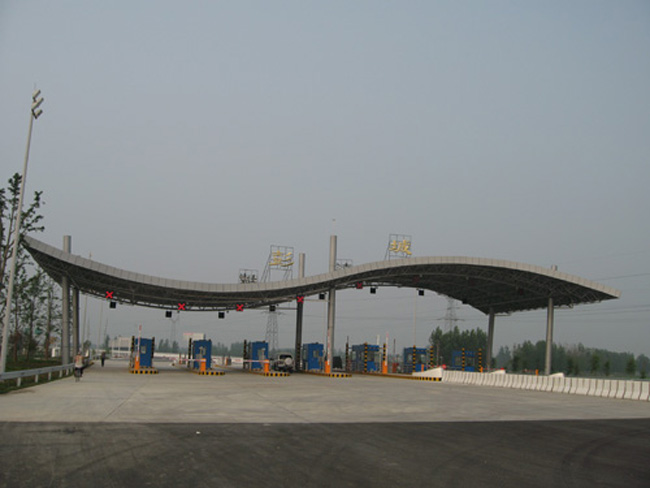 赣州收费站网架工程